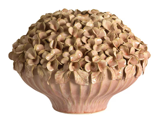 Light & Living Decoratieve Vaas Lirien Keramiek, Roze, Hoogte: 23 cm