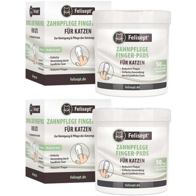 Felisept Zahnpflege Finger-Pads f.Katzen 2x 2x50 St