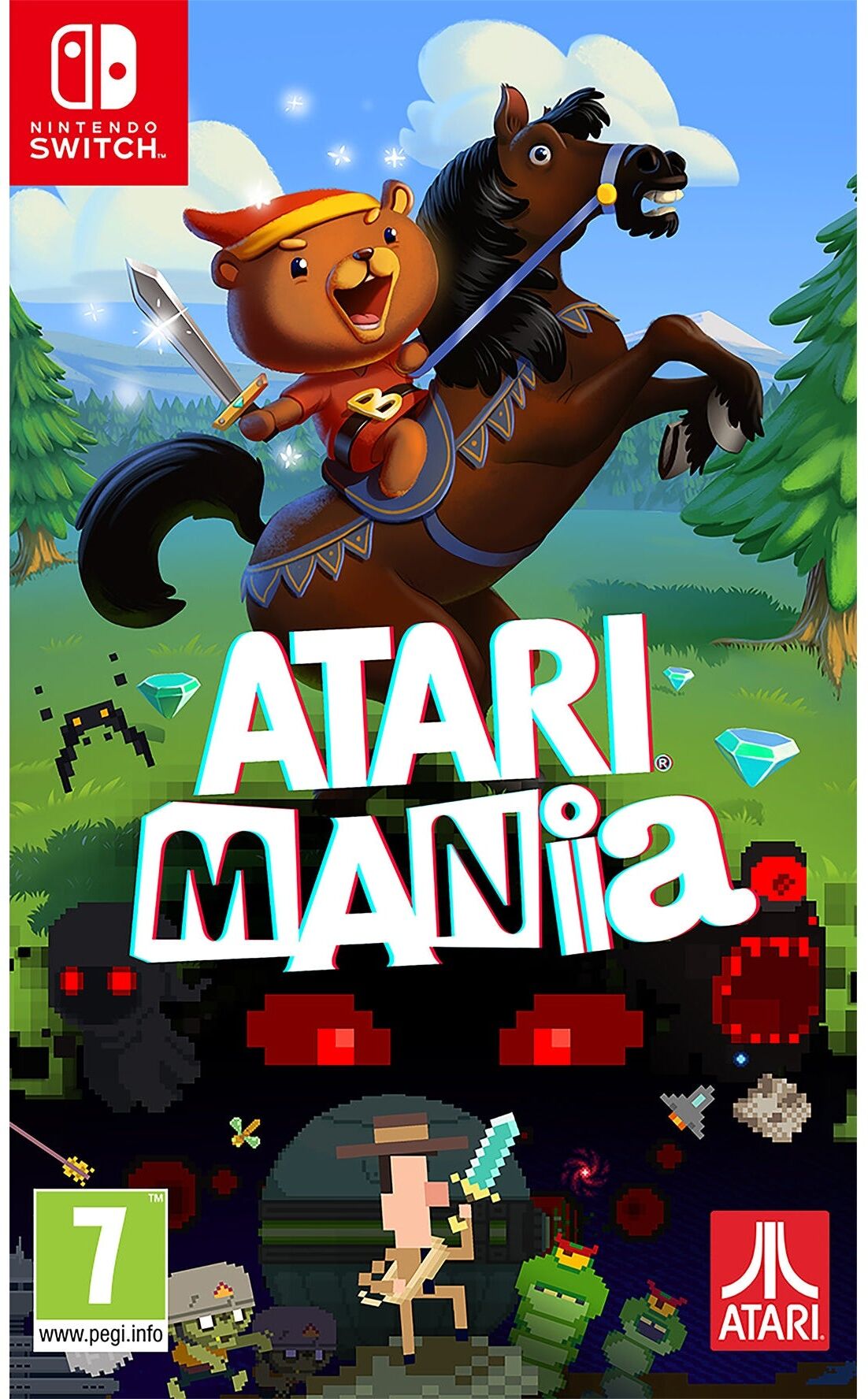 Atari Mania for Nintendo Switch (Game Cartridge) - Over 150 Microgames - Nintendo Switch