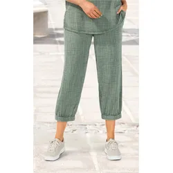 Baumwoll-Hose in salbei in Größe 40 von DW-Shop, Salbei, 40