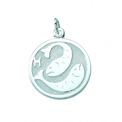 Sternzeichenanhänger ADELIA´S "Sternzeichen Anhänger Fische 925 Silber", silber, Schmuckanhänger, Herren, Fische, Silber 925 (Sterlingsilber), Silberanhänger Fische