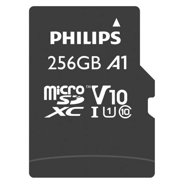 Philips MicroSDXC Card (256 GB, microSDXC, U1, UHS-I) (FM25MP45B/00)