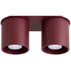 Sollux SL.2097 Deckenleuchte ORBIS 2 burgund