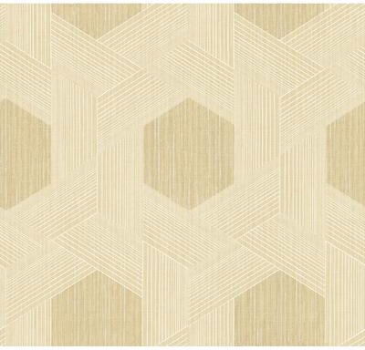 Seabrook Designs Casaba Honeycomb Geo Unpasted Wallpaper