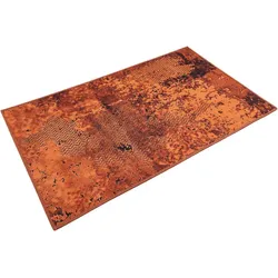 WECONhome Badteppich Room 9 WH-1024-02 rost rot 80x150