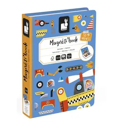 JANOD Magnetbuch Fahrzeuge – Fördert Technikverständnis u. Kreativität von 3 bis 8 Jahren