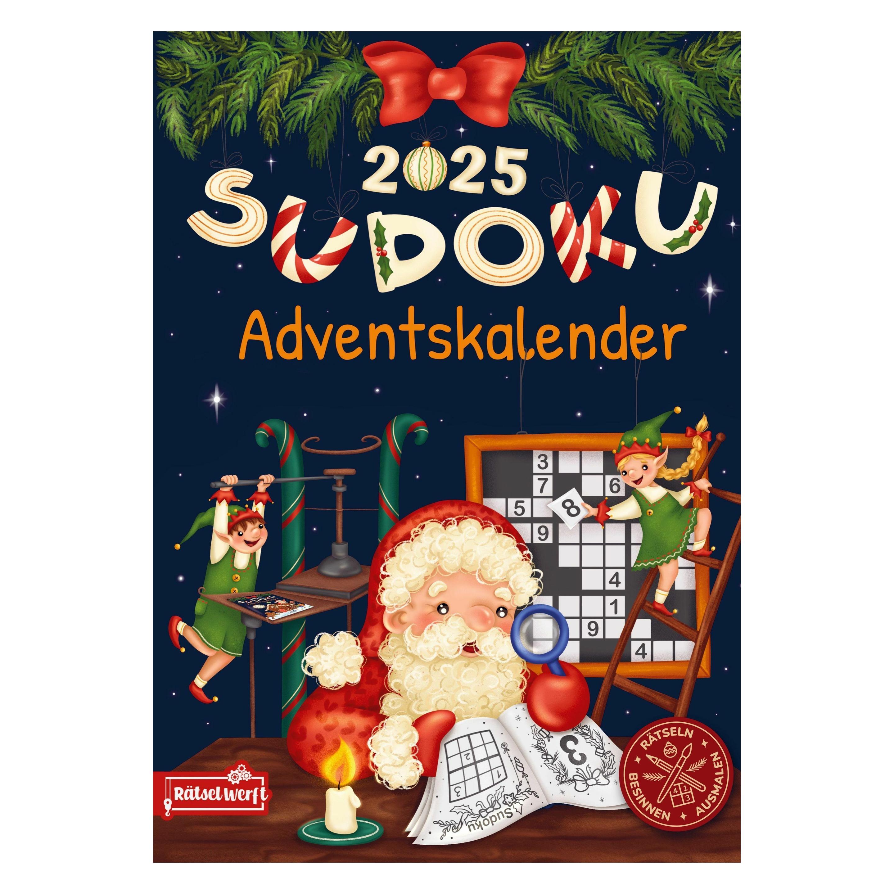 Various Publishers Werft:Sudoku Adventskalender 2025 (24 Türchen) (65530941)