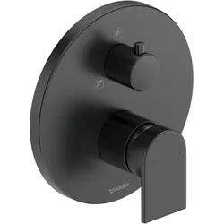 Duravit, Duscharmatur + Badewannenarmatur, Fertigmontageset Tulum Einhebel-Wannenm. UP m Umstellven sw ma