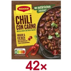 Maggi 42er-Pack Fix-Tütchen »Chili con Carne« 2 Portionen