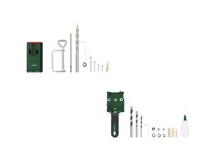 PARKSIDE® Set de gabarits de perçage ou set de perçage et de chevillage