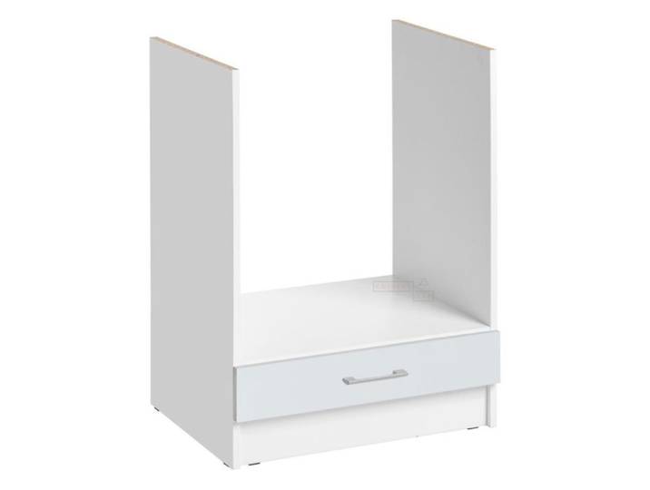 Meuble pour four encastrable Eco Blanc Brillant L 60 cm - Cuisineandcie