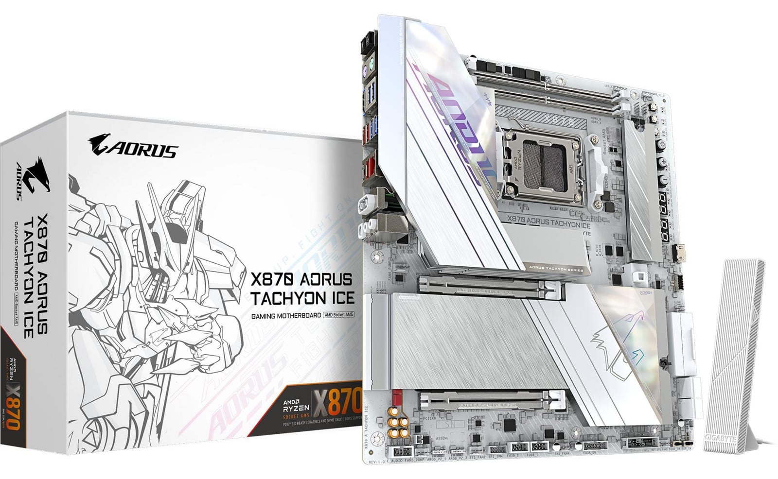Gigabyte X870 AORUS Tachyon ICE moederbord X870 AM5 ATX DDR5