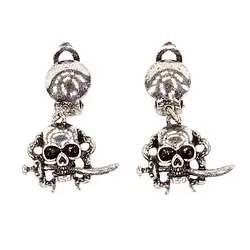Ohrclips "Totenkopf"