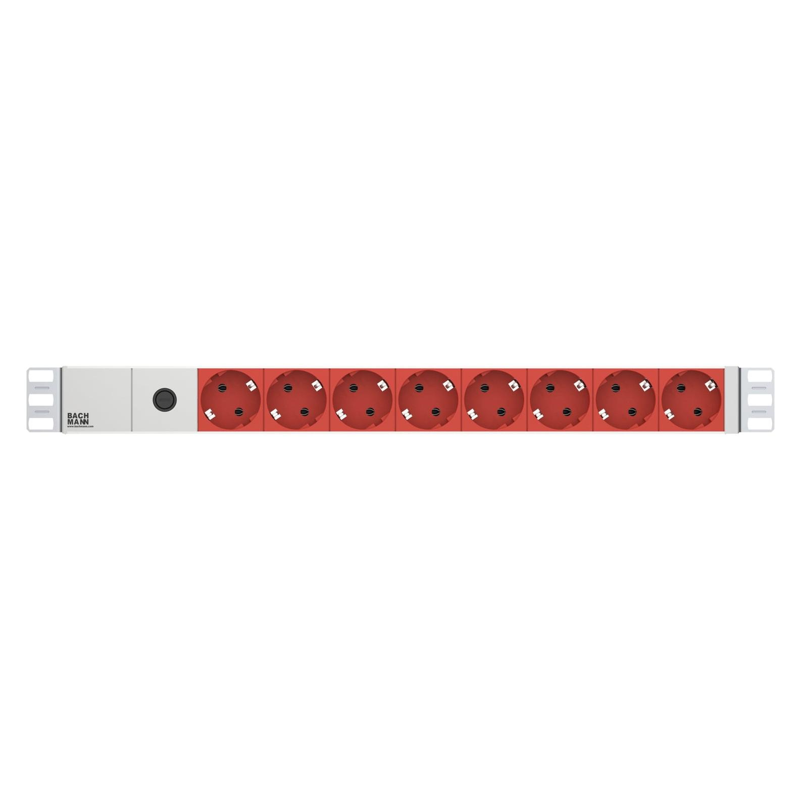Bachmann 19" Steckdosenleiste 8xSchutzkontakt C14-Stecker (333.410)