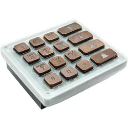 DoorBird Keypad Modul mit 16 Tasten – Bronze-Optik (PVD)