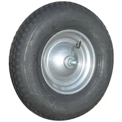 müba, Möbelrollen, Luftrad Rad-Ø 400 mm Radbreite 100 mm mit Schlauch, Achse