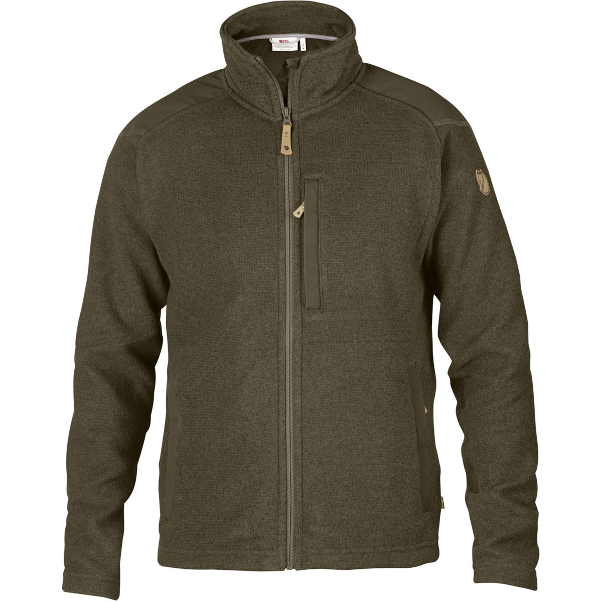 Fjällräven Buck Fleece Herren Fleecejacke oliv Größe S Trekking Widerstandsfähig