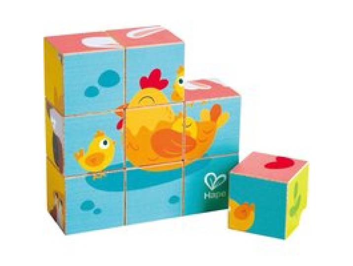 Blockpuzzle Bauernhoftiere