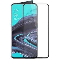 Screenguard Oppo Reno2 Full Screen Panzerglas Schutzfolie 2.5D 9H (Oppo Reno 2), Smartphone Schutzfolie, Schwarz