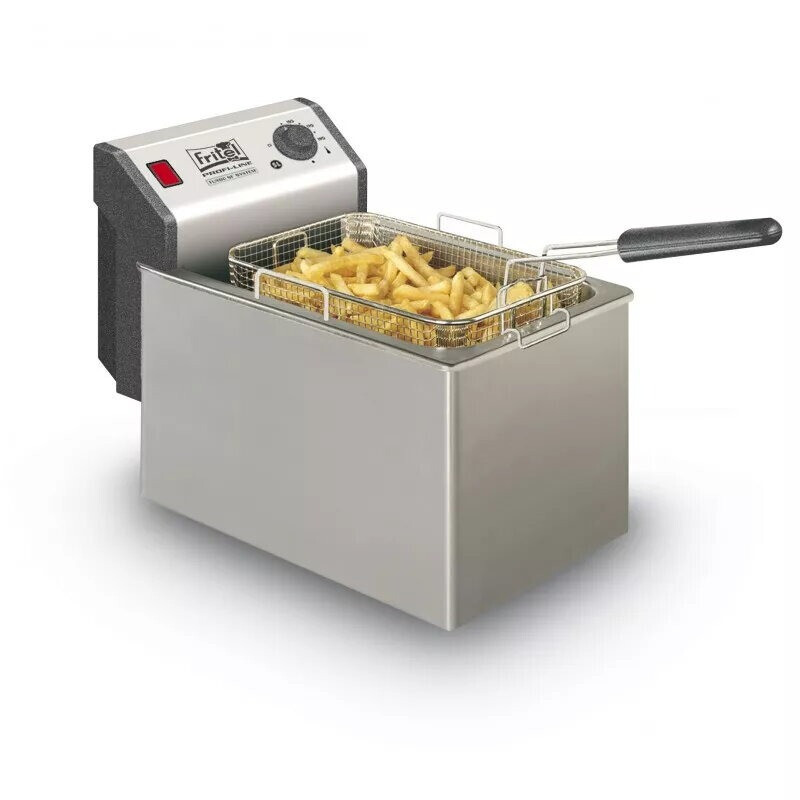 Fritel Profi 4605 Professionele Friteuse met Antistofdeksel, 8 L, 3300 W