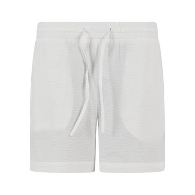Shorts URBAN CLASSICS "Urban Classics Damen Ladies Seersucker Shorts", Damen, Gr. XL, US-Größen, weiß, 100% Baumwolle, unifarben, normal, Hosen Shorts