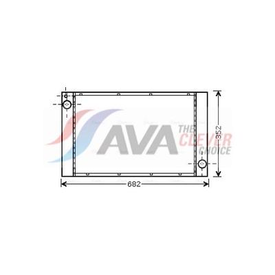 AVA CLEVER CHOICE Kühler, Motorkühlung bwa2333 für MINI