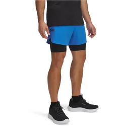 UNDER ARMOUR Vanish Elite 2in1 Trainingsshorts Herren 402 - blue atlantis/black XS