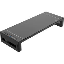 equip 650883 Ergonomic, Monitor Erhöhung, Schwarz