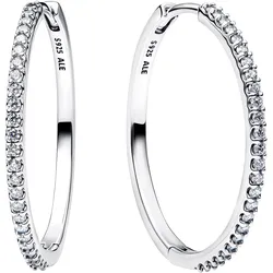 Pandora 294650C01 Ohrringe für Damen Funkelnde Creolen Silber