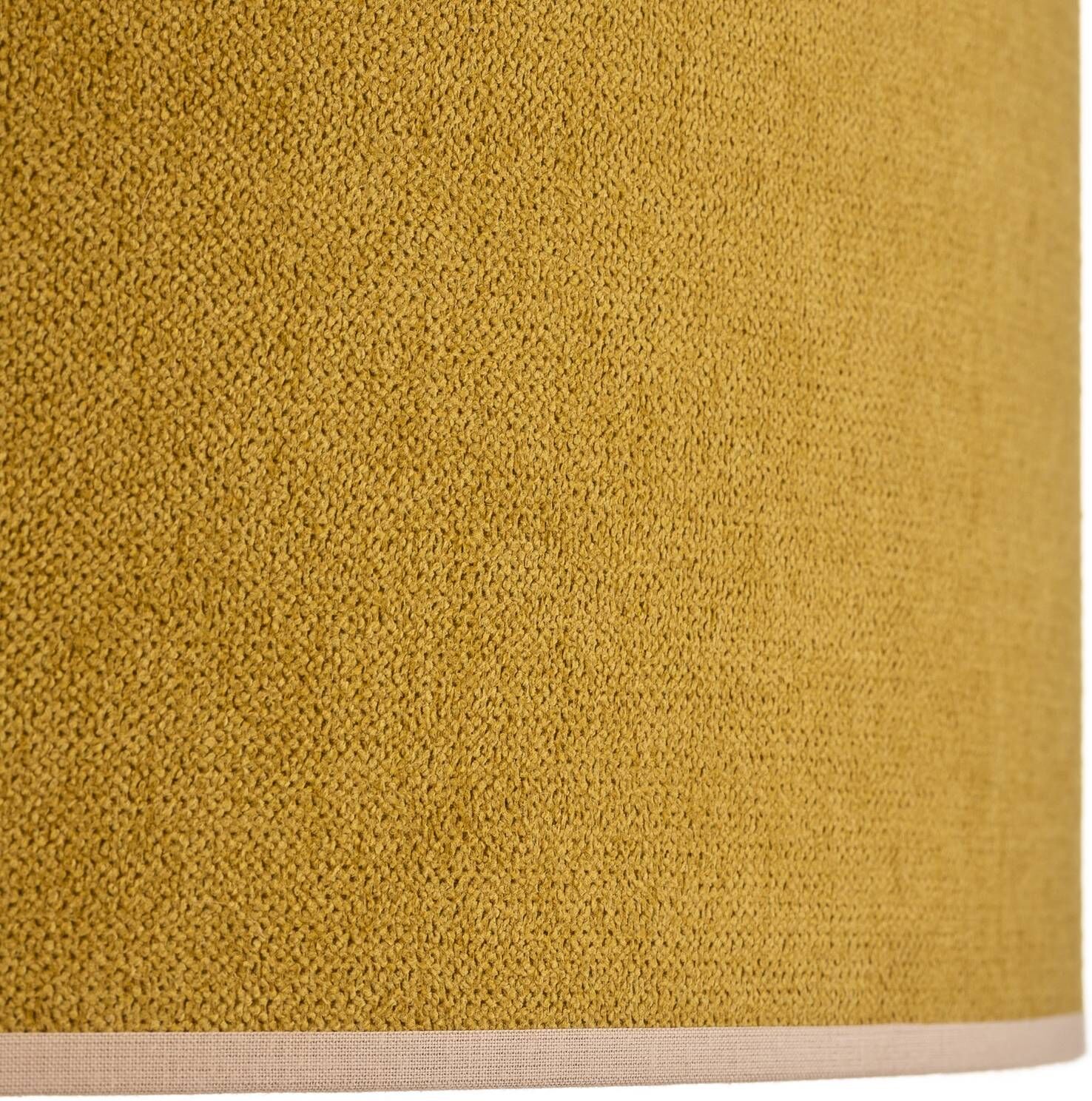 Hängelampe Pastell Roller Duolla, dimmbar, gelb / orange, für Wohn- / Esszimmer, Textil / Stoff / Seide, Junges Wohnen, Pendelleuchte