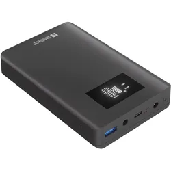 Sandberg Laptop Powerbank 20000 PD100W (20000 mAh, 100 W, 74 Wh), Powerbank, Schwarz