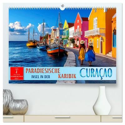 Curaçao - paradiesische Insel in der Karibik (hochwertiger Premium Wandkalender 2027 DIN A2 quer), Kunstdruck in Hochglanz