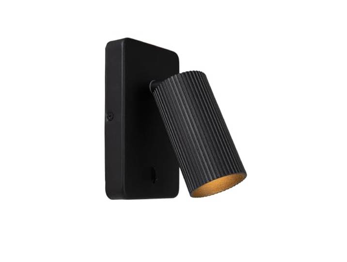 LUCIDE CLUBS - Wandstrahler - 1xGU10 - Schwarz