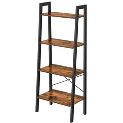 VASAGLE Bücherregal braun / schwarz 60/34/137,5 cm braun