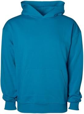 Independent Trading Co. IND280SL Avenue 280 Gm Pullover Hoodie in Azure size XS   Cotton/Polyester Blend