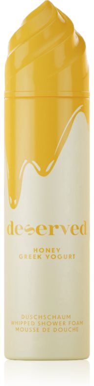 DESERVED Whipped Shower Foam Honey Greek Yogurt mousse de douche corps 250 ml