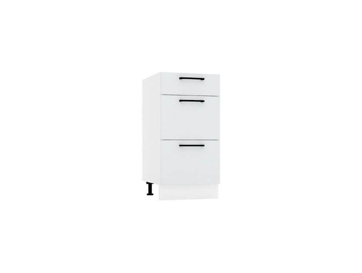 ROYAL24_MARKT Unterschrank D40S3 - Dnoria - 3 Schubladen für effiziente Organisation (Küchen Unterschrank, 1-St., Premium - Dnoria) Hochwertig - Modern - Exklusiv