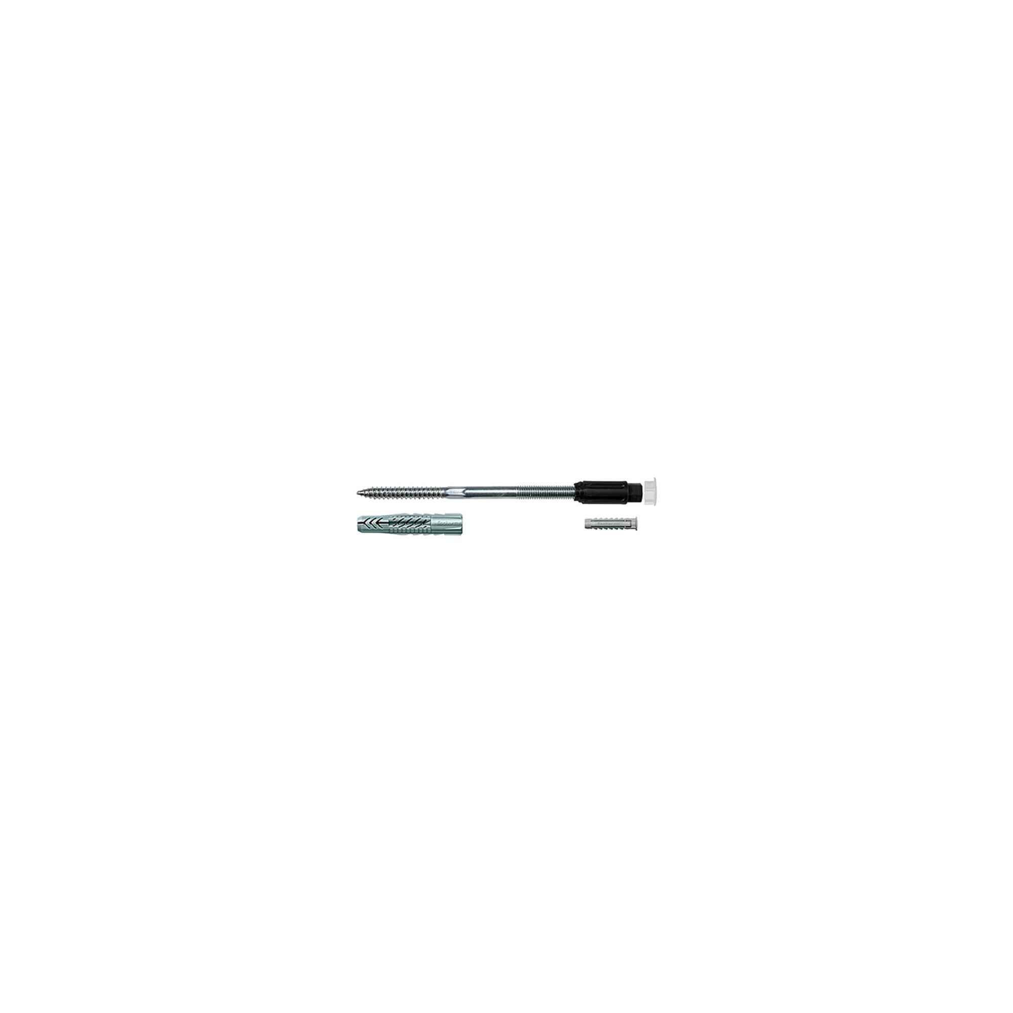 Fischer 8/160 M6 Thermax | aus Stahl für die Befestigung von Dämmplatten auf Beton Mit Gewindebolzen M6 x 160 mm und Kunststoffkappe Mit thermischer Trennung für eine optimale Wärmedämmung EAN 4006209000323 (45690)