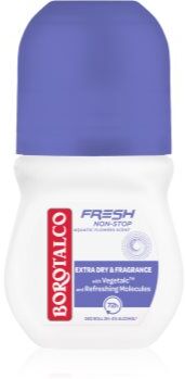 Borotalco Non-Stop Fresh Aquatic Flowers desodorizante roll-on 72h 50 ml. Non-Stop Fresh Aquatic Flowers
