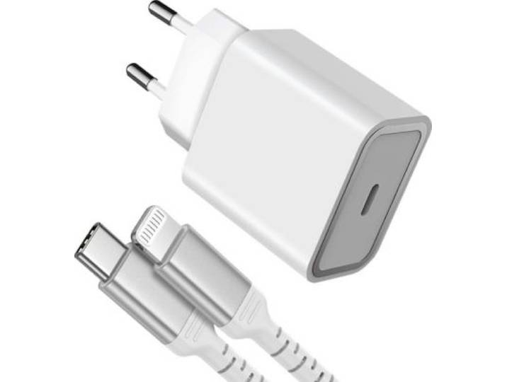 Force Power - Chargeur 20w + Cable Usb-C / Lightning Mfi 1.2m