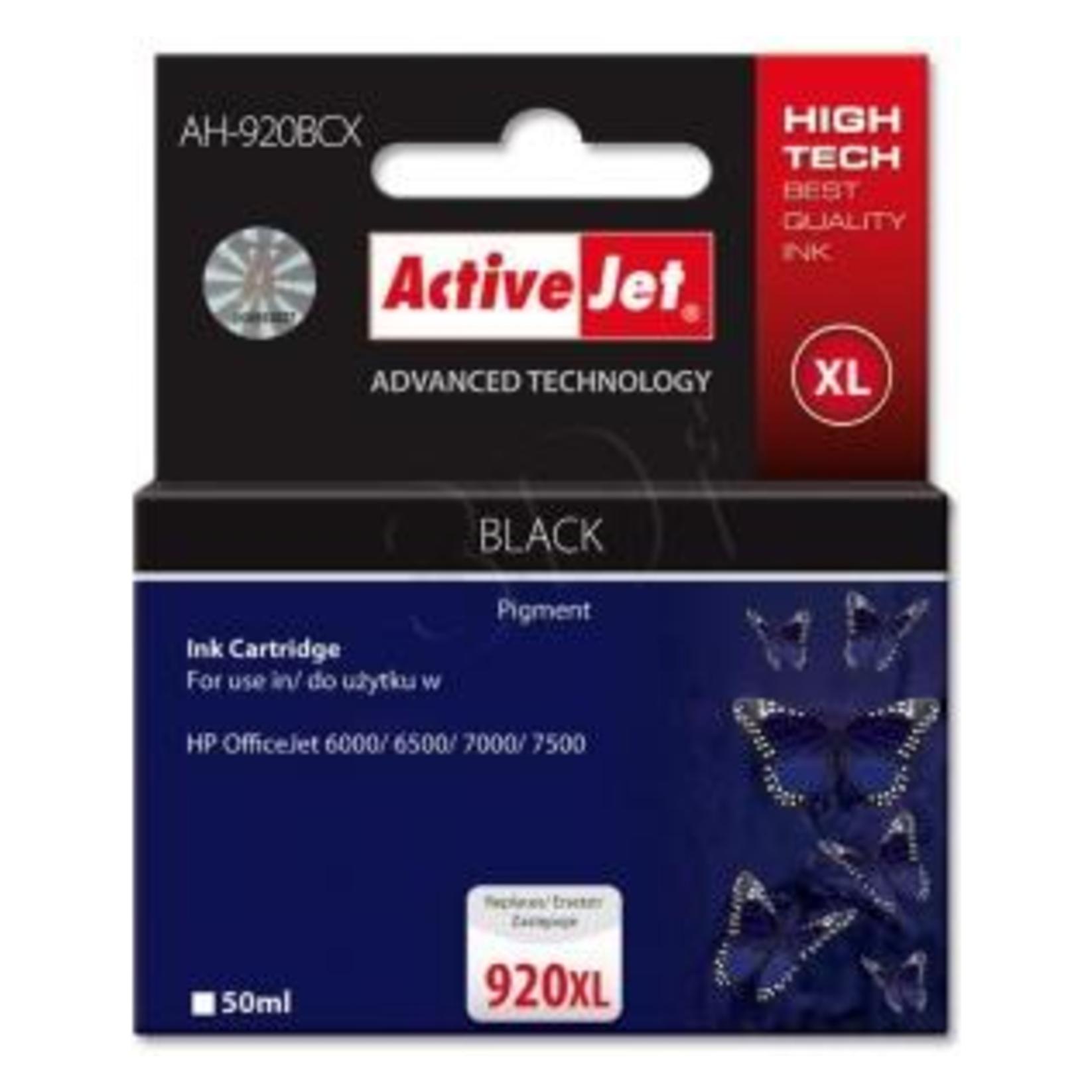 Activejet AH-920BCX Tintenpatrone Schwarz 50 ml (BK) (EXPACJAHP0167)