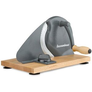 Zassenhaus Allesschneider Classic, manuell, aus Metall, grau, Schnittbreite 0 - 18mm