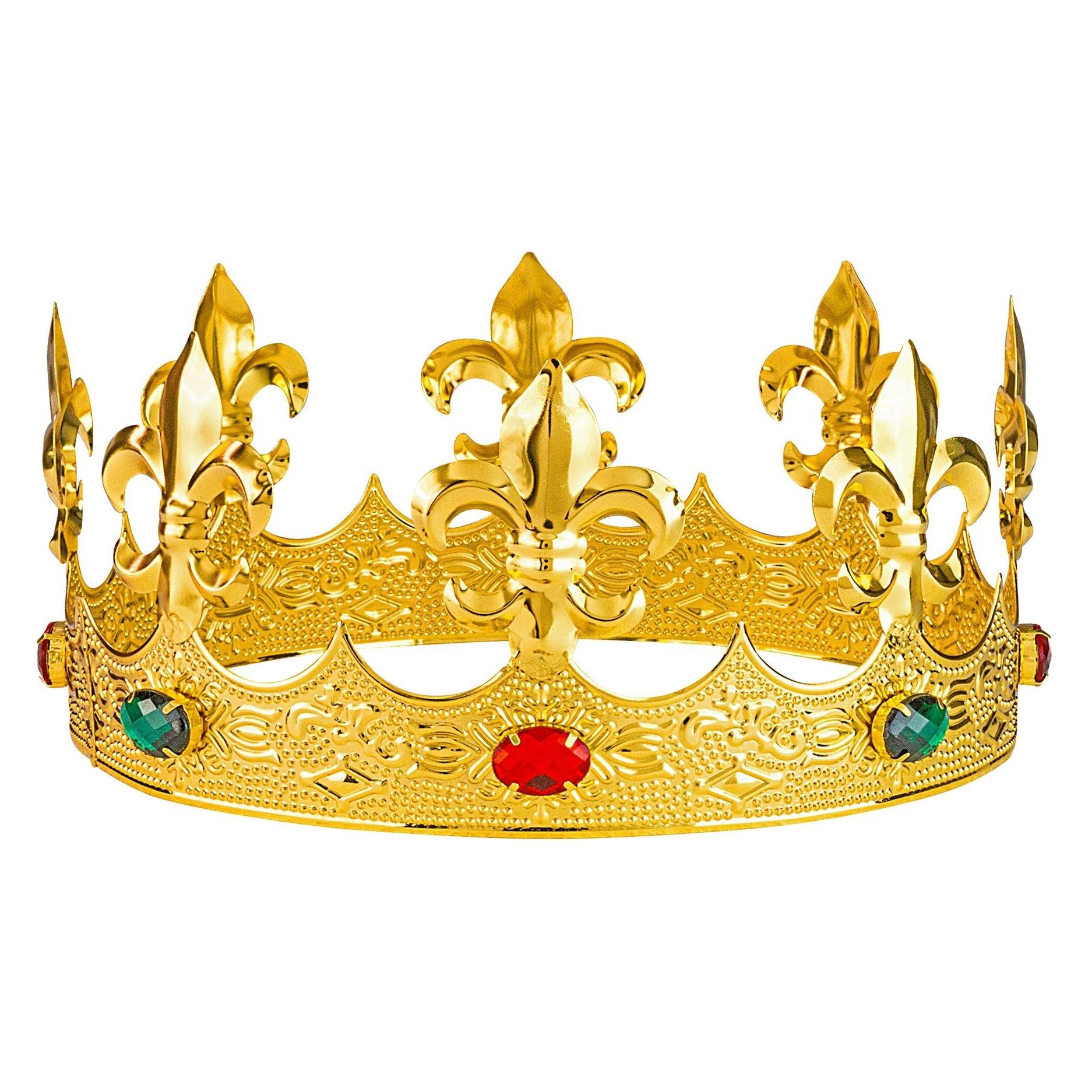 Widmann Goldene Metallkrone Mit Edelsteinen (30225)
