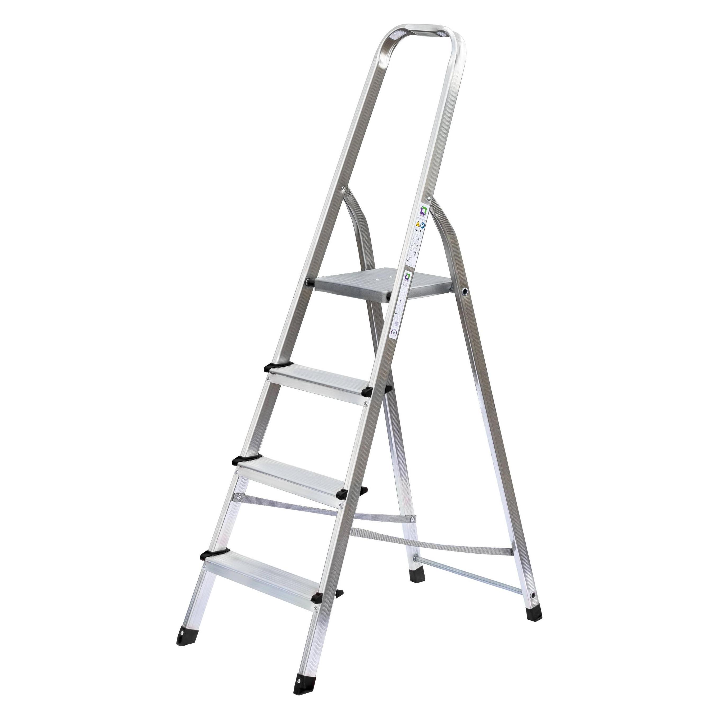 Munk Haushaltsleiter einseitig begehbar 4 Stufen (Stehleiter, 157.50 cm) (011125)