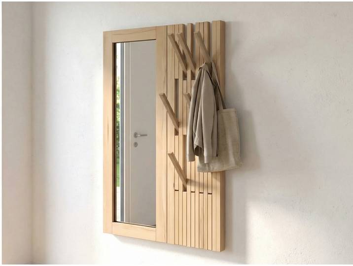Garderobe Kernbuche „Agnes“ 40 x 150 cm Buche