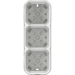 Legrand, Zubehör Schalterprogramm, Plexo New 3-fach Gehäuse horizontal und vertikal