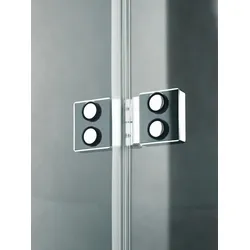 Kermi Pendel-Falt Diga 2YL 1400x2000, silber hochglanz, ESG klar, DI2YL14020VAK DI2YL14020VAK