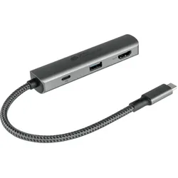 Good Connections USB-C-Hub (3-Port), 1x HDMI 2.0, 1x USB-CTM (PD 94W), USB 3.0 A