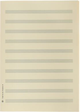 Star Sheet Music Paper DIN A4 10