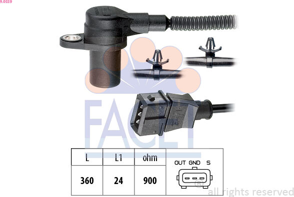 Facet Impulsgeber, Kurbelwelle 90559 Für Kia